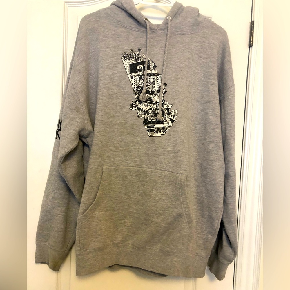 DEAL!!Mens, but great for anyone,  Adidas hoodie, 80 cotton, XL